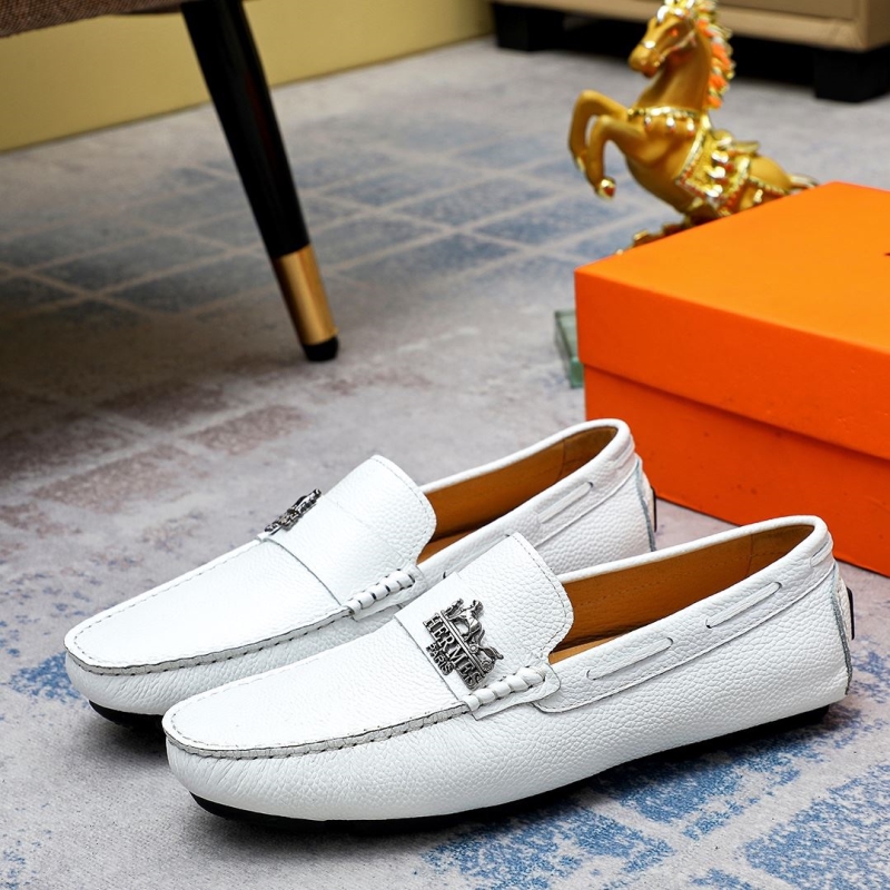 H**mes leather shoes